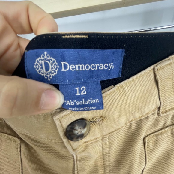 Democracy Ab Solution Wide Leg Cropped Pant Size 12 - Picture 2 of 4